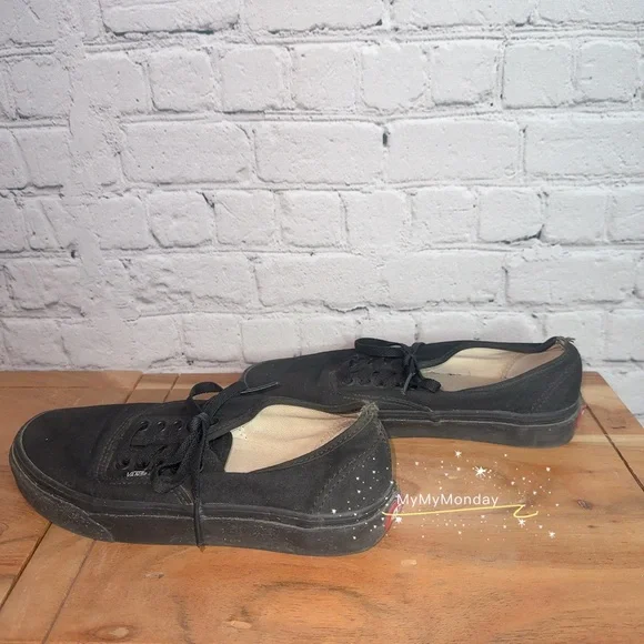 Vans Black Shoes Skate Shoes - Picture 3 of 6